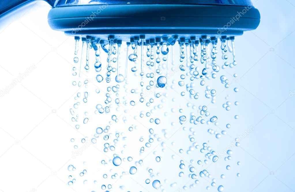 Shower Head with Droplet Water — Stock Photo © Discovod 10767417