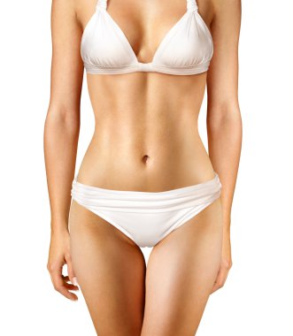 Body of woman on white background l clipart