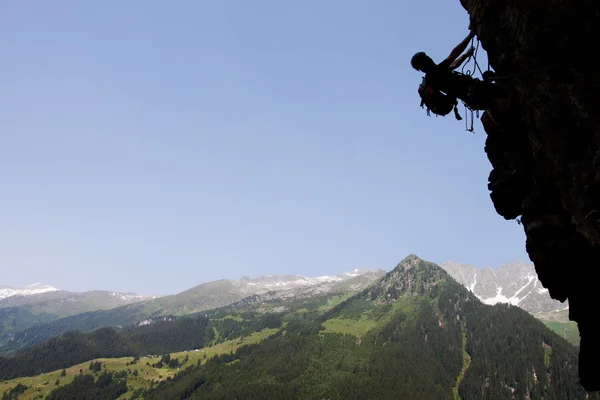 Summer rock climbing Telifsiz Stok Imajlar