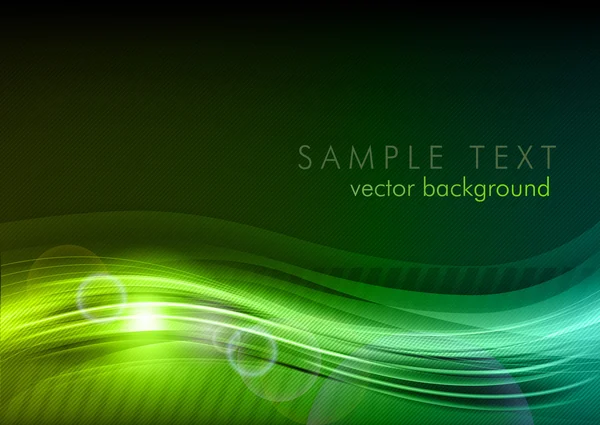 Green dark background — Stock Vector