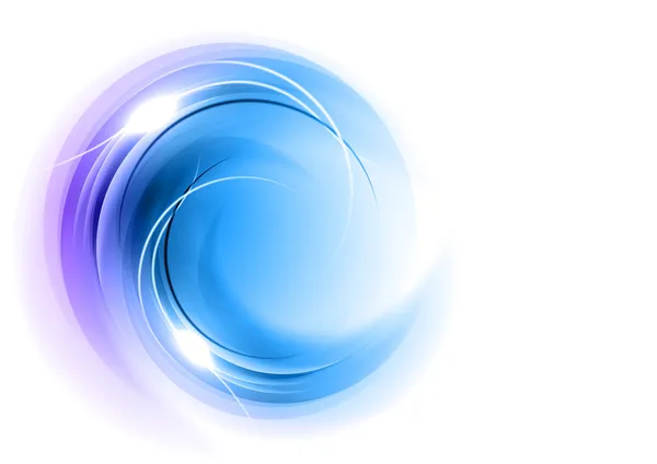 Синій круглий — стоковий вектор