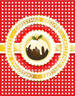 Christmas Recipe book clipart