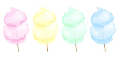 Candy floss clipart