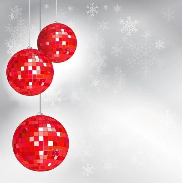 Boules de disco de Noël — Image vectorielle