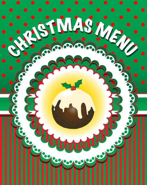 圣诞菜单模板 — 图库矢量图片