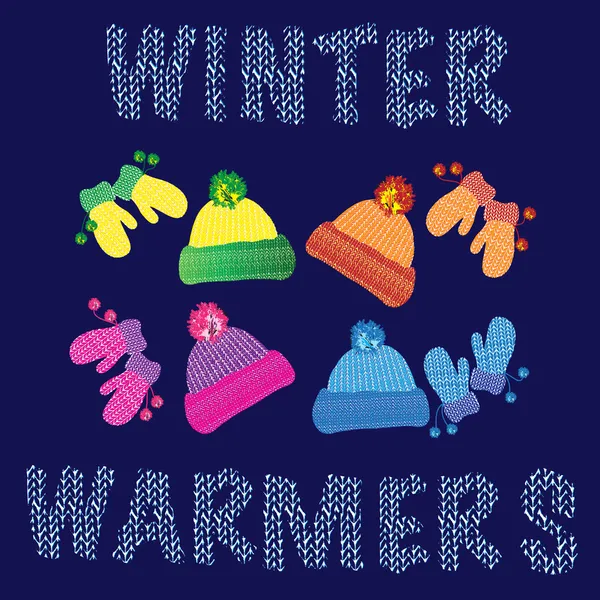 Woolly warmers — Stock Vector