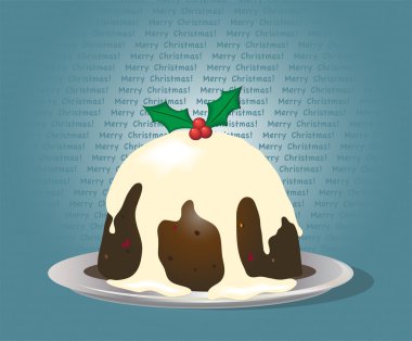 Christmas Pudding clipart