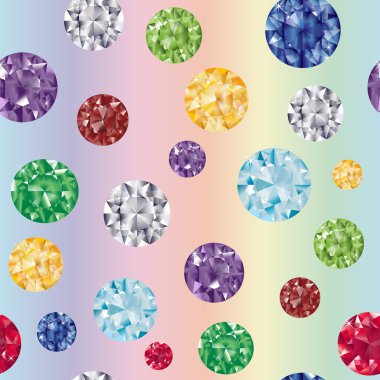 Jewels seamless clipart