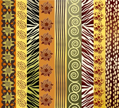 African fabric clipart