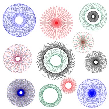 Spirographs clipart