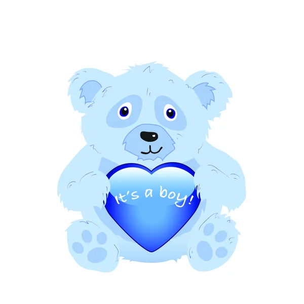 Μπλε αρκούδα — Διανυσματικό Αρχείο