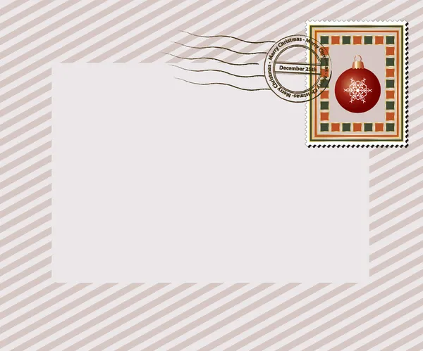 Carta de Navidad 5 — Archivo Imágenes Vectoriales