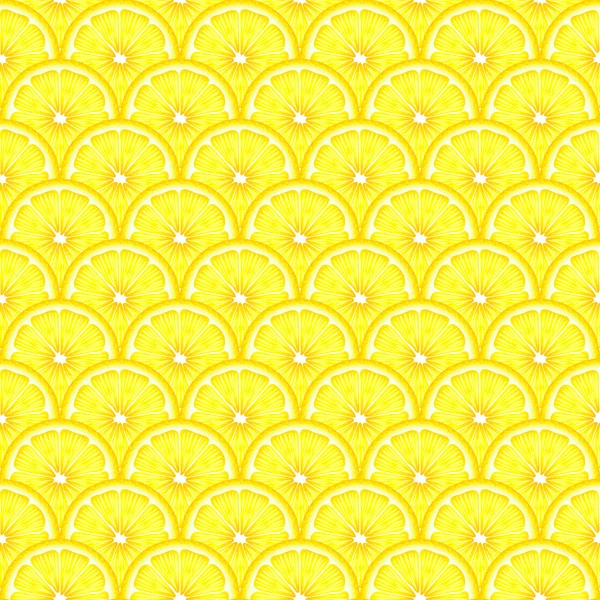 Скибочками лимона безшовні — стоковий вектор