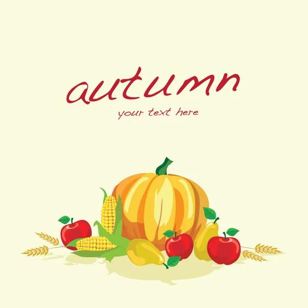 Fondo de otoño — Archivo Imágenes Vectoriales