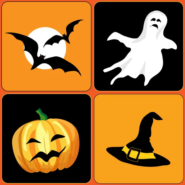 stock vector Halloween icons