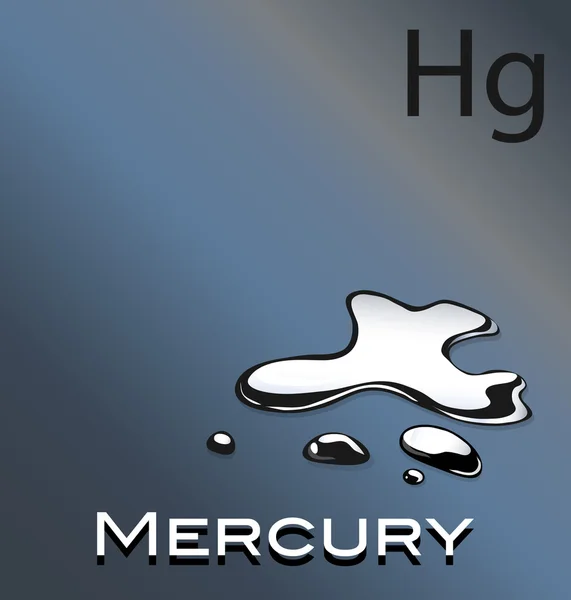 Mercúrio — Vetor de Stock