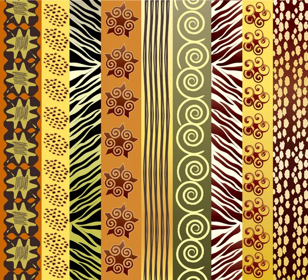 African fabric — Stock Vector