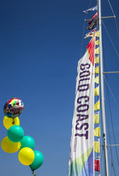 Round the World Yacht Race — Stock Photo, Image