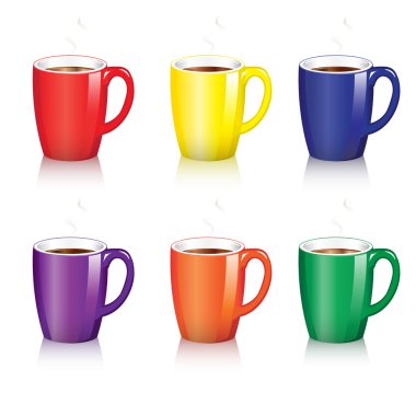 Coffee mugs clipart