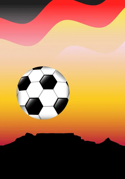 Футбол ЮАР - Германия — стоковый вектор
