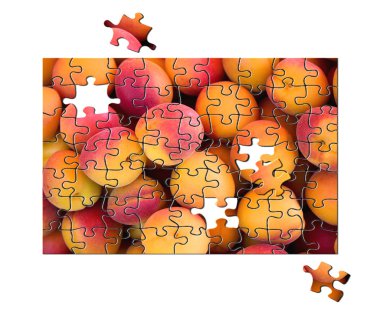 Fruit jigsaw1 clipart