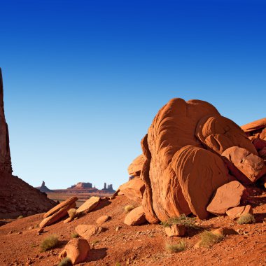 Monument Valley rocks clipart