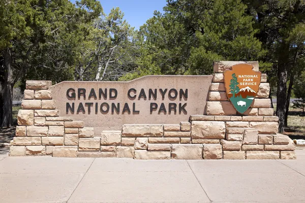 Είσοδο του Grand canyon — Φωτογραφία Αρχείου
