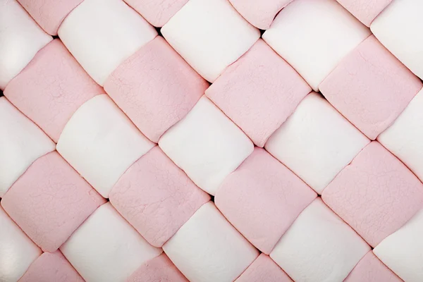 Marshmallow checkerboard. — Stock Photo, Image