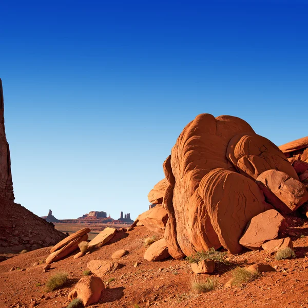 Rochas de Monument valley — Fotografia de Stock