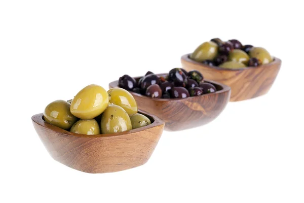 Cuencos de olivo — Foto de Stock