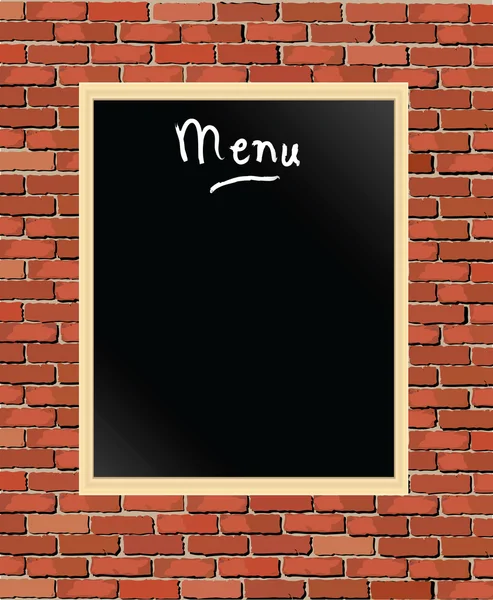 Tabuli menu — Stockový vektor