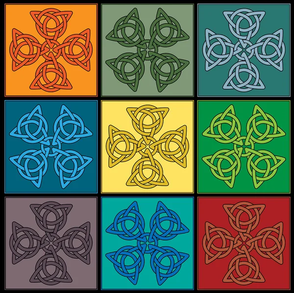 Azulejo nudo celta — Archivo Imágenes Vectoriales