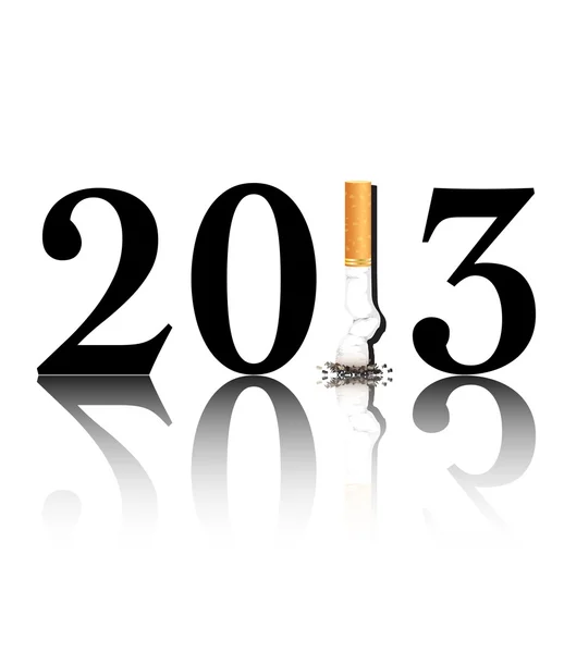 Quit smoking 2013 — Stock Vector