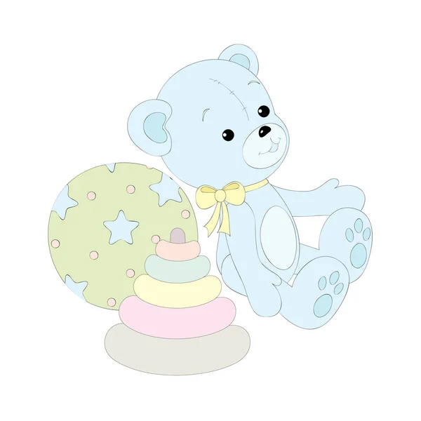 Jouets bébé — Image vectorielle
