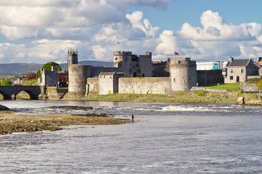 King John Castle in Limerick clipart