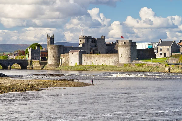 Castillo Rey Juan en Limerick — Foto de Stock