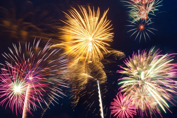New year fireworks — Stock Photo, Image