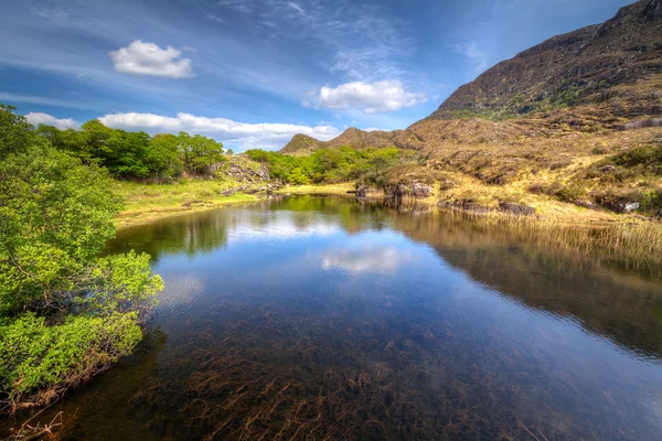 Пейзаж Килларни с горами и озером — стоковое фото