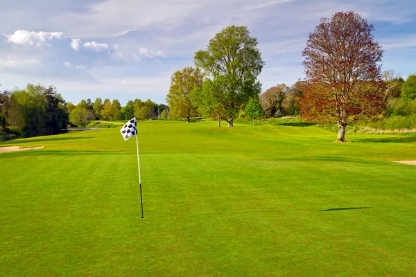 Campo de golf idílico irlandés — Foto de Stock