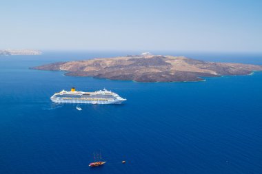 volkan, santorini Adası