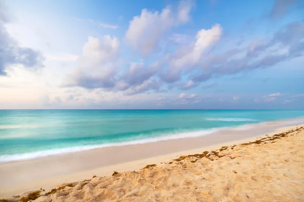 Playa del Caribe en Playacar — Foto de Stock