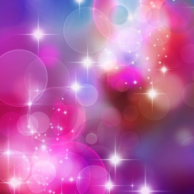 Bokeh blurred lights background clipart