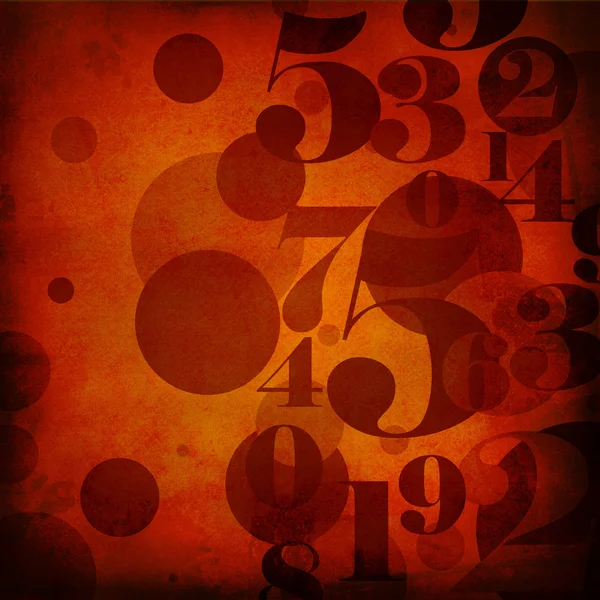 Background in grunge style with numbers — Stock Photo, Image