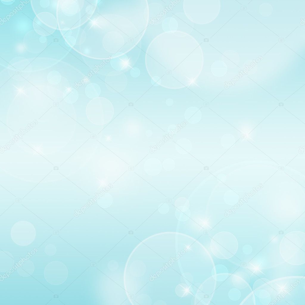 Abstract background blue bokeh