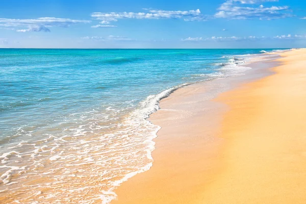 Sand beach water background — Stock Photo, Image