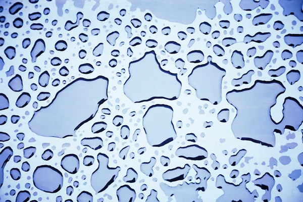 Blue water drops background — Stock Photo, Image