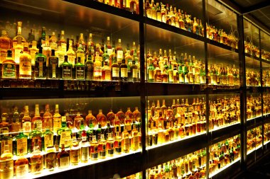 Diageo Claive Vidiz collection, the largest Scotch Whisky collection in the world clipart