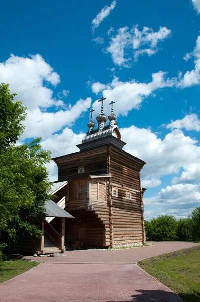 17. yüzyılda ahşap kilise, Moskova, Rusya