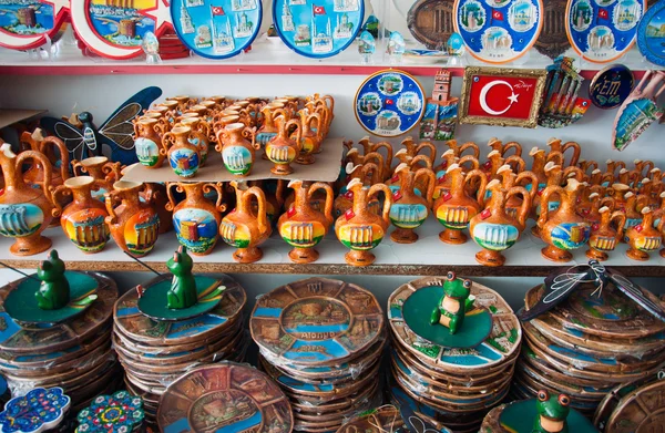 Sklep z pamiątkami w Turcji — Zdjęcie stockowe