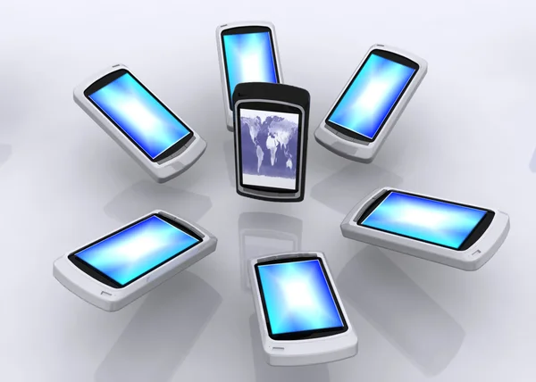 Smartphone concetto di business — Foto Stock
